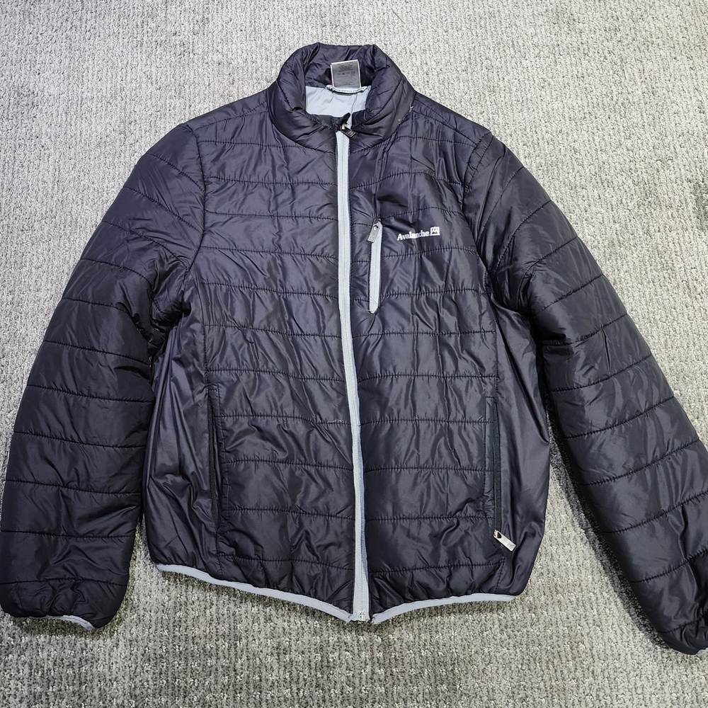 Avalanche Gray and Black Puffer Jacket